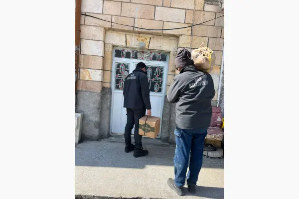 Ramazan Pakati ve patates Dağıtımı